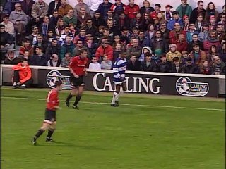 Season 1994-95 -  Queens Park Rangers vs Manchester United - 10.12.1994