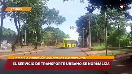El servicio de transporte urbano se normaliza