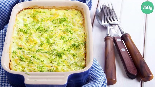 Gratin de courgettes râpées