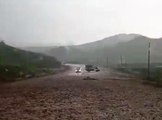 Son dakika haberleri | Siirt'te şiddetli yağış sele neden oldu; karayolu ulaşıma kapandı