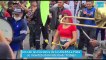 Una de las facciones de la UOCRA La Plata se movilizó al ministerio de Trabajo