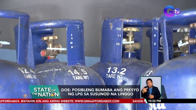 Posibleng bumaba ang presyo ng LPG sa susunod na linggo | SONA