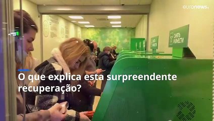Rublo regressa a valores anteriores à guerra na Ucrânia