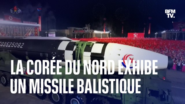 La Corée du Nord exhibe un missile balistique et déclare vouloir renforcer son arsenal nucléaire