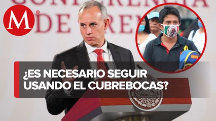 Uso de cubrebocas ya no es imprescindible: López-Gatell