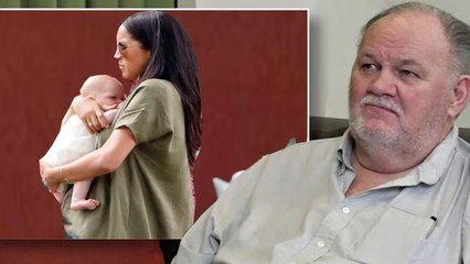 Meghan's heartbreaking shake of head at estranged father as Archie was born:'Stay away from my baby'