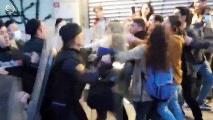 Gezi Davası'nı protesto edenler sürüklenerek gözaltına alındı