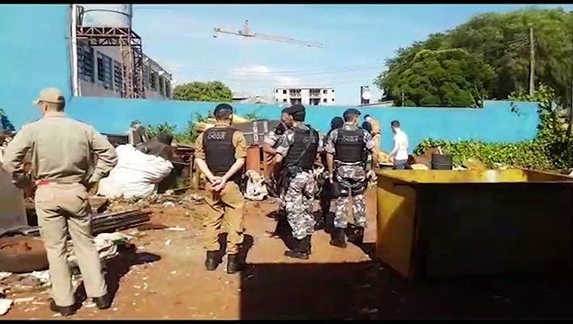Equipes da Polícia Civil e Militar realizam operação para acabar com os furtos de fios de cobre em Cascavel