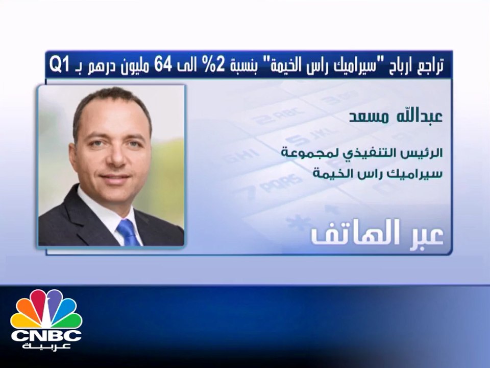 مسعد لـ CNBC عربية: سيراميك رأس الخيمة حققت نتا...