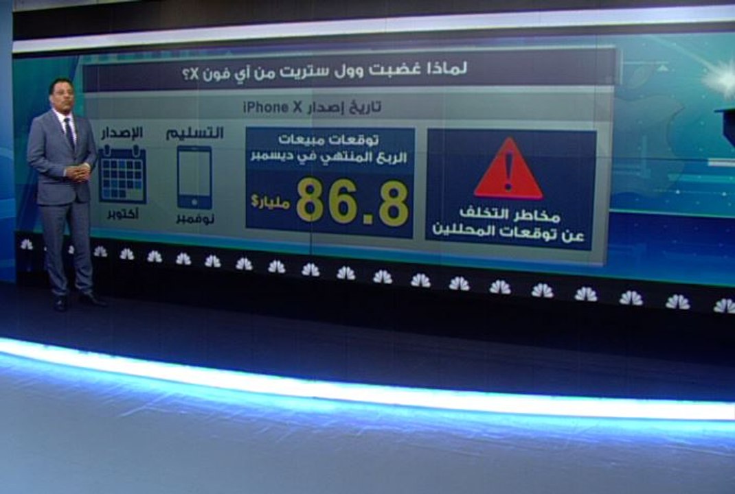 لماذا غضبت وول ستريت من آي فون X؟