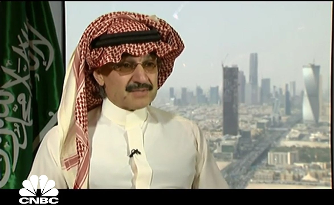 الوليد بن طلال لـ CNBC: عوائد استثمارات المملكة القابضة في الشركات الأمريكية بلغت 7 مليارات دولار