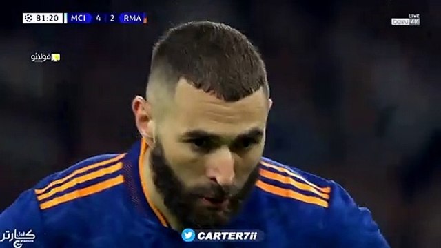 هدف بنزيما الثالث ضد مانشستر سيتي