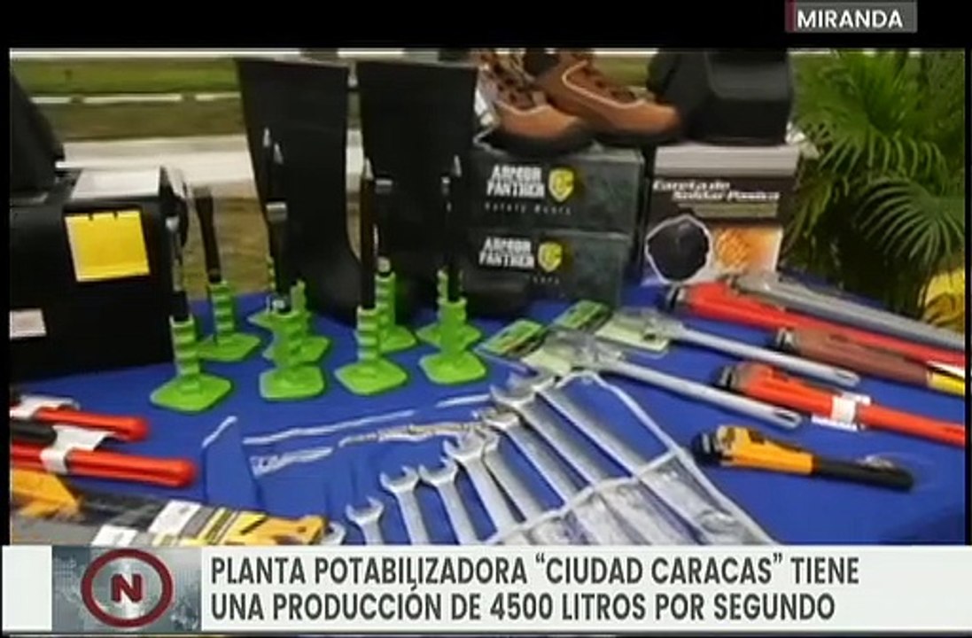 Rehabilitación de Planta Potabilizadora La Guairita beneficiará a más de 2 millones de caraqueños