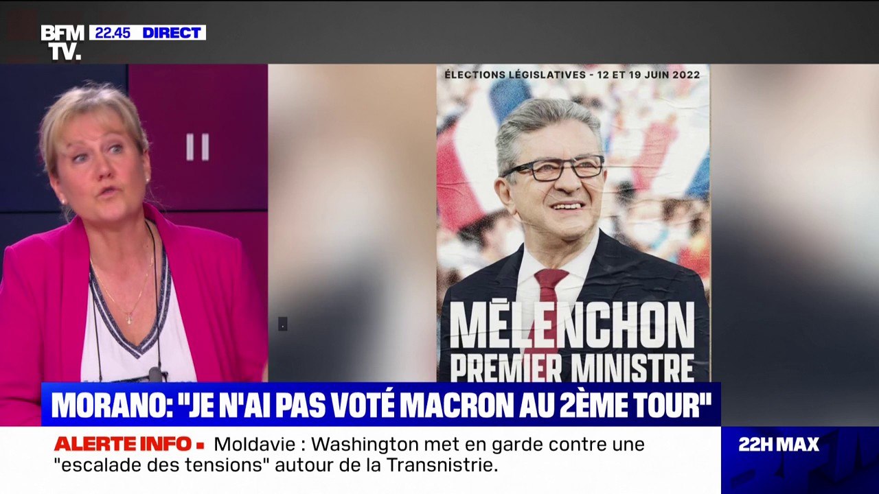 Nadine Morano: "Jean-Luc Mélenchon et Marine Le Pen sont un danger pour le pays"
