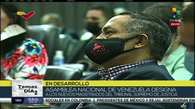 Venezuela: Asamblea Nacional designa nuevos magistrados