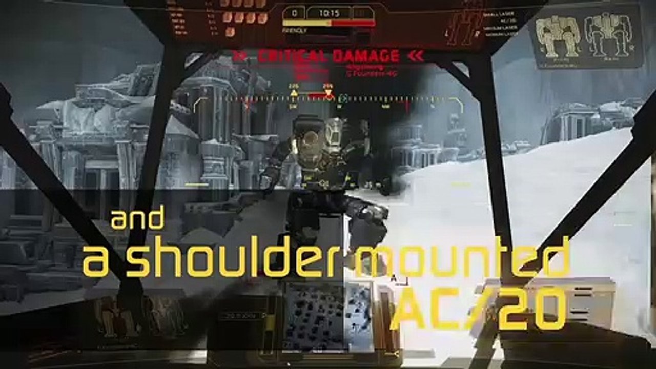 MechWarrior Online Founders BattleMech - Hunchback