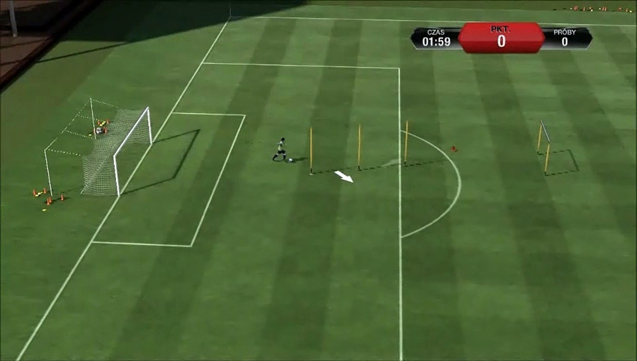 FIFA 13 training games - dribbling - gold level