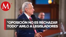 AMLO pide a oposición no rechazar reforma electoral