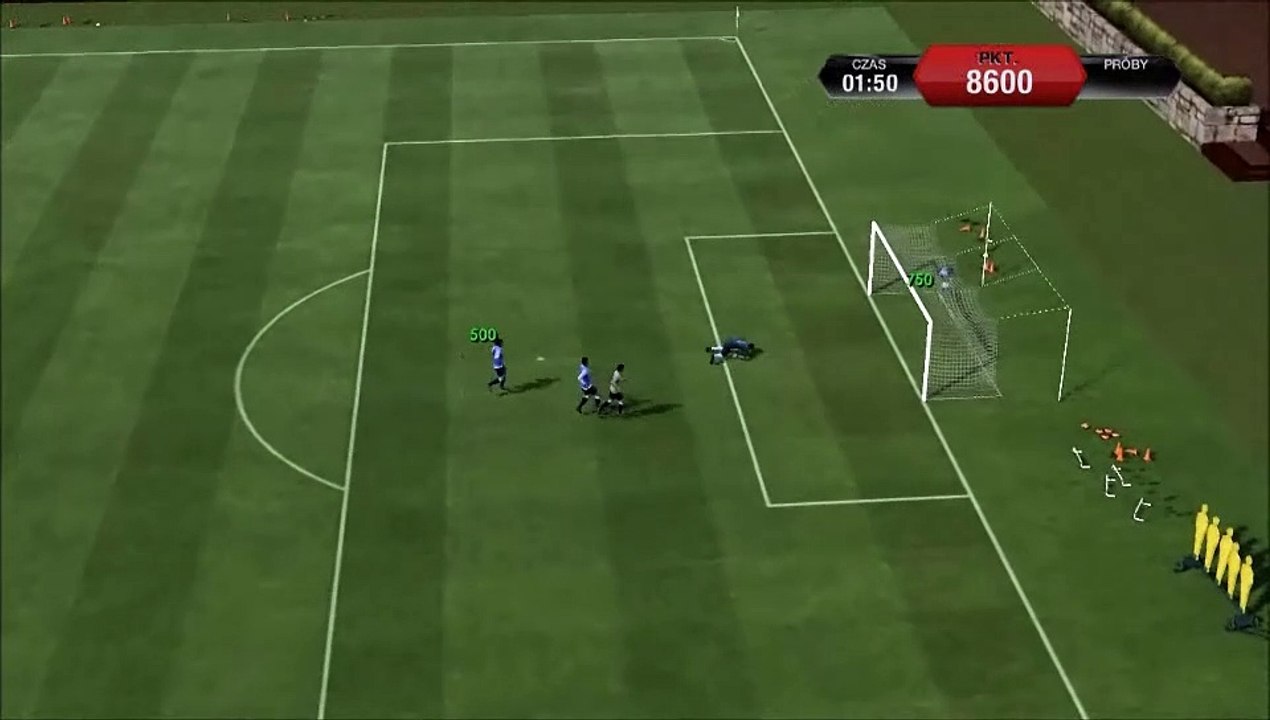FIFA 13 training games - advanced shooting - training challenge
