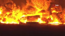 Azerbaycan’da fabrikada korkutan yangın