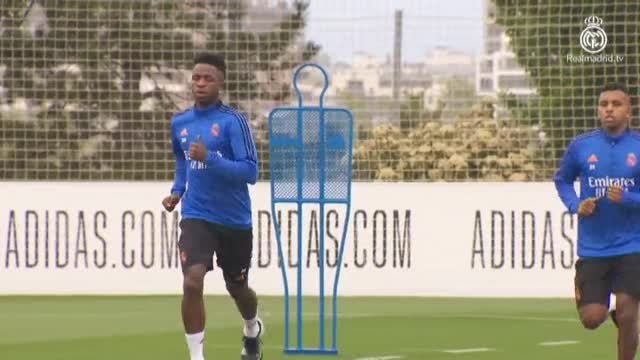 El Real Madrid prepara el partido contra el Espanyol