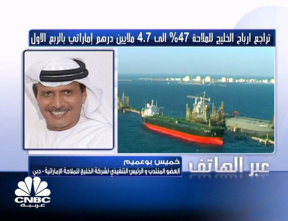 انخفاض الأرباح الصافية لشركة الخليج للملاحة الإماراتية بنسبة 47% في الربع الأول من 2018