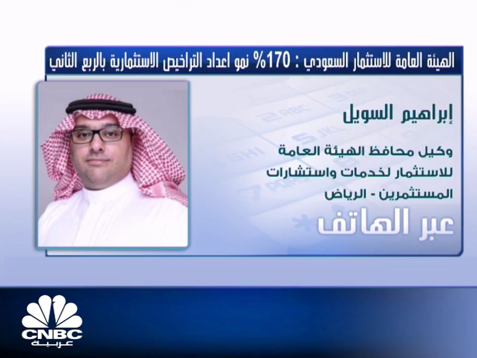 وكيل محافظ هيئة الاستثمار السعودية لـ CNBC عربية: قطاع الخدمات استحوذ على الحصة الأكبر بالتراخيص الجديدة