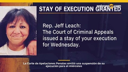 Melissa Lucio reacciona a la noticia de que se le concedió una suspensión de la ejecución
