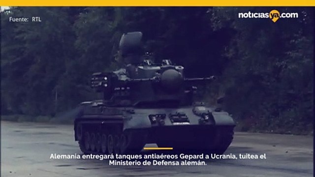 Alemania entregará tanques antiaéreos Gepard a Ucrania