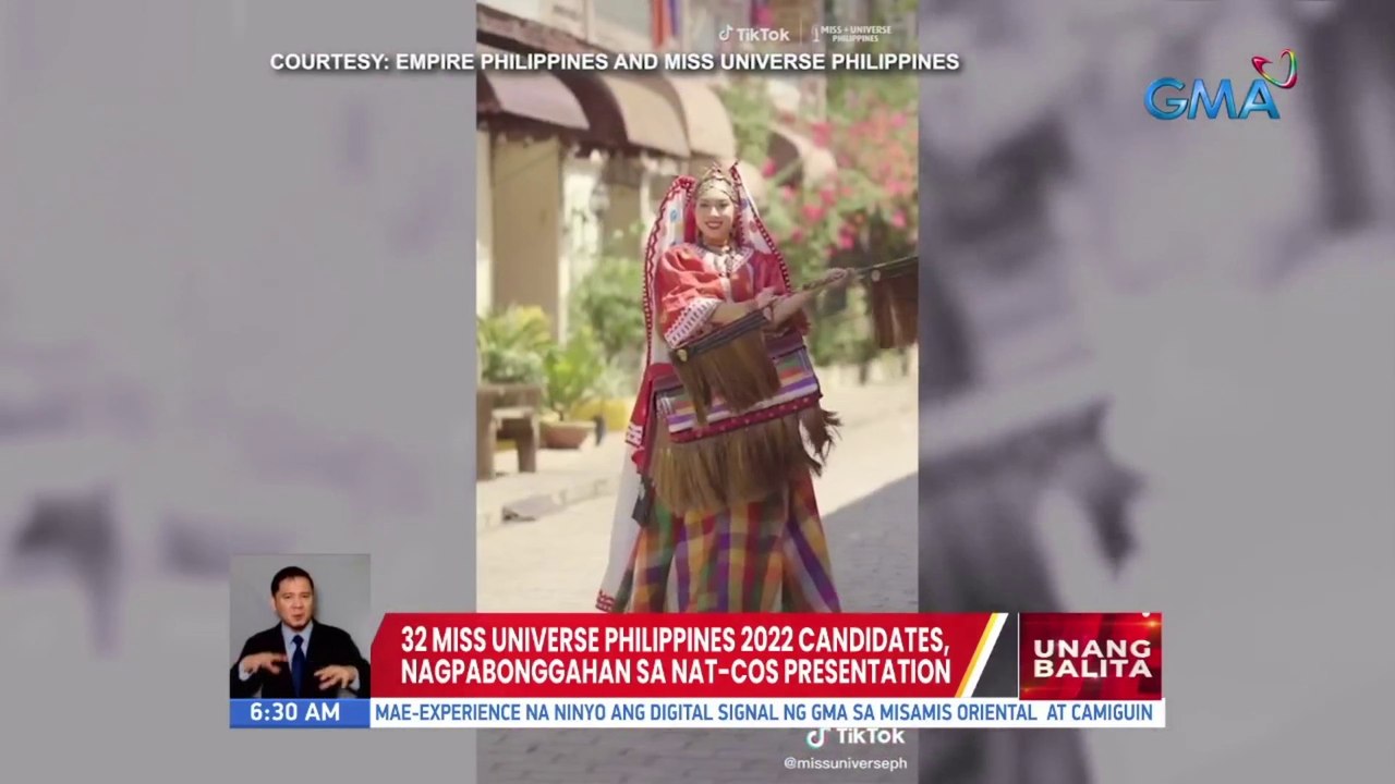 32 Miss U Philippines 2022 candidates, nagpabonggahan sa Nat-Cos presentation | UB