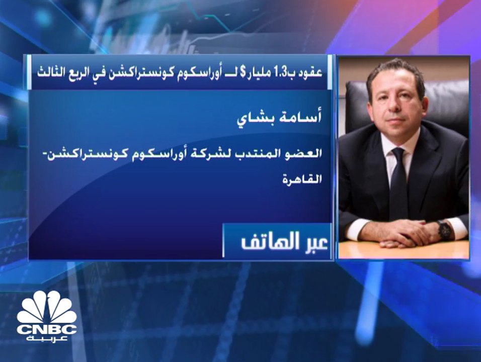 العضو المنتدب لشركة "أوراسكوم للإنشاءات" المصرية لـCNBC عربية: العقود الجديدة ستساعدنا على تحقيق الاستدامة لحجم أعمالنا