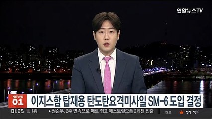 이지스함 탑재용 탄도탄요격미사일 SM-6 도입 결정