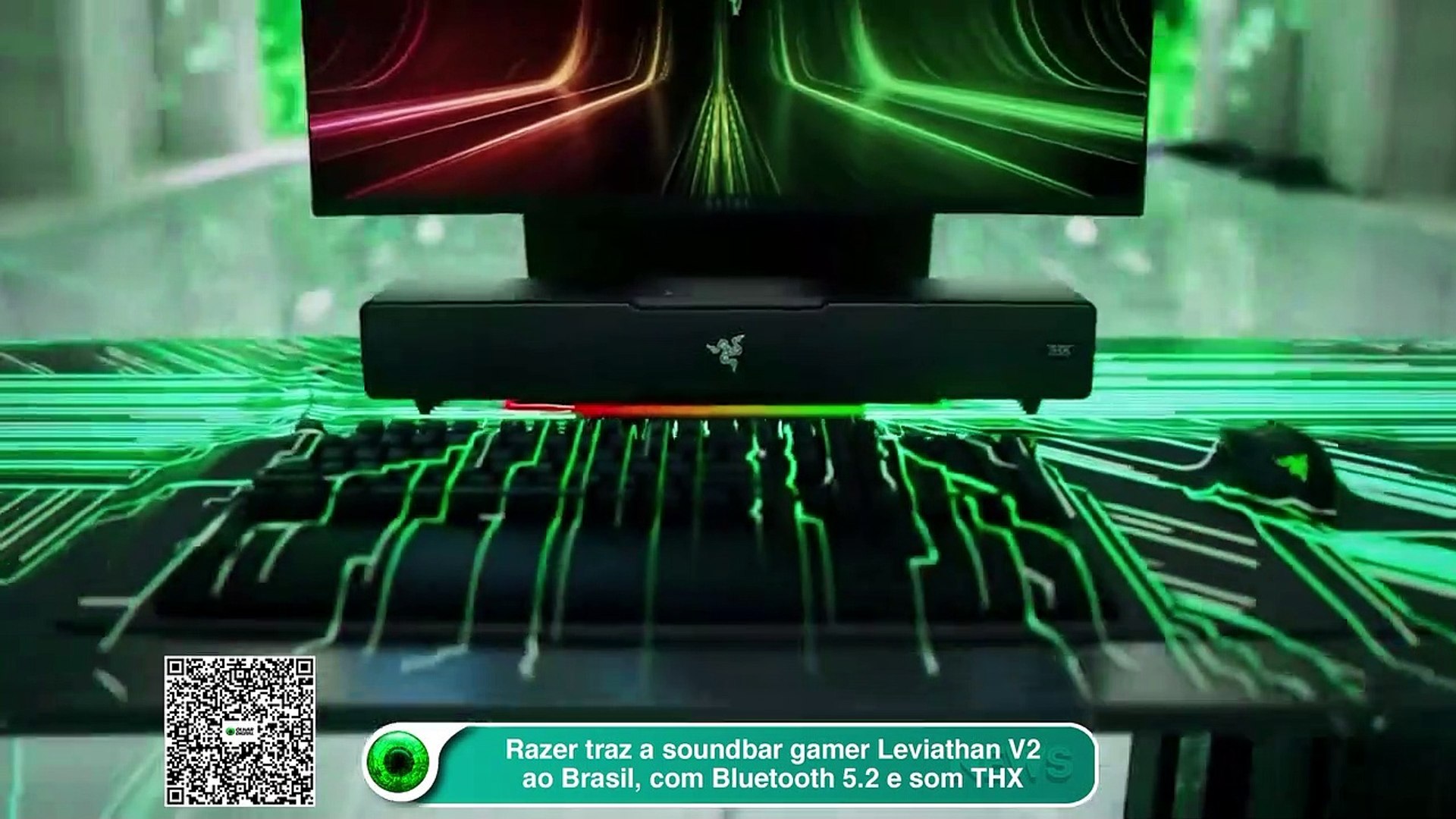 Razer traz a soundbar gamer Leviathan V2 ao Brasil, com Bluetooth 5.2 e som  THX - Vídeo Dailymotion