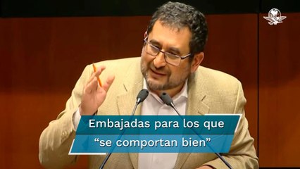 Morena en el Senado ofrece embajadas a gobernadores de oposición "si se comportan bien"
