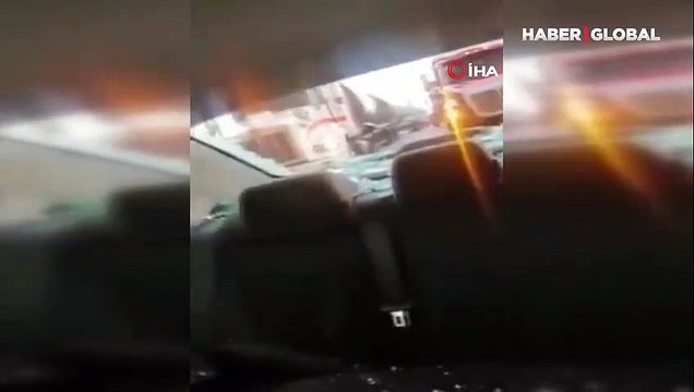 Şoke eden olay! Tenis topu büyüklüğünde dolu yağdı