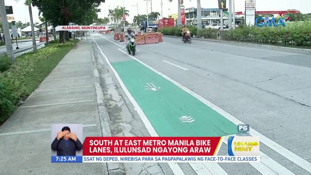 South at East Metro Manila bike lanes, ilulunsad ngayong araw | UB