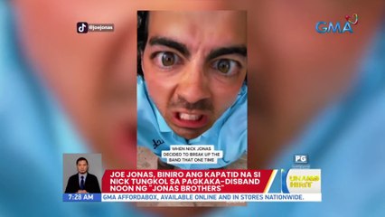 Joe Jonas, biniro ang kapatid na si Nick tungkol sa pagkaka-disband noong ng 'Jonas Brothers' | UB