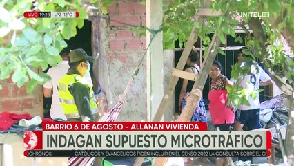 Felcn requisó la casa donde denunciaron venta de droga en el barrio 6 de Agosto