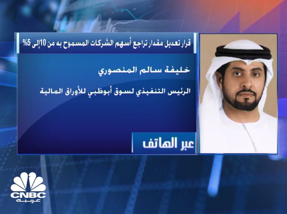 الرئيس التنفيذي لسوق أبوظبي للأوراق المالية: قرارات الهيئة هي لتخفيف الهلع وحماية مدخرات المستثمرين في الأسواق المالية