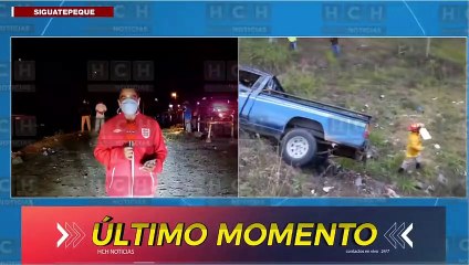 ¡Fatal! Un muerto y tres heridos en aparatoso accidente en carretera ca-5, kilómetro 119 en Siguatepeque