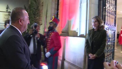Dışişleri Bakanı Çavuşoğlu, Kolombiyalı mevkidaşıyla bir araya geldi