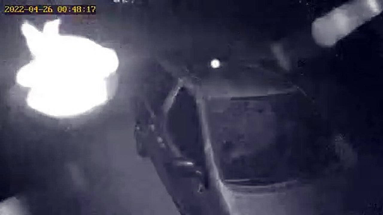 Strange Security Cam Sighting