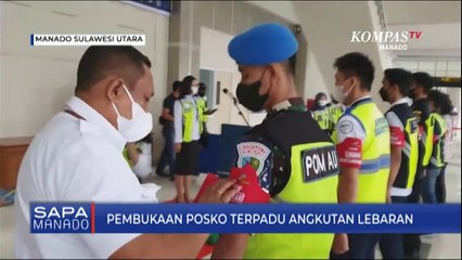 Pembukaan Posko Terpadu Angkutan Lebaran Bandara Samrat