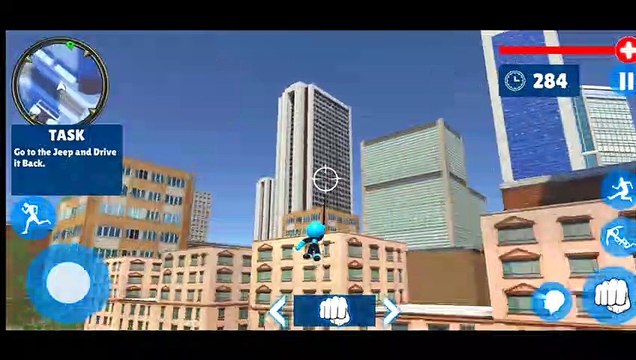 New Spider Stickman Rope Hero Miami City Gangster Battle Android Gameplay By Games Zone