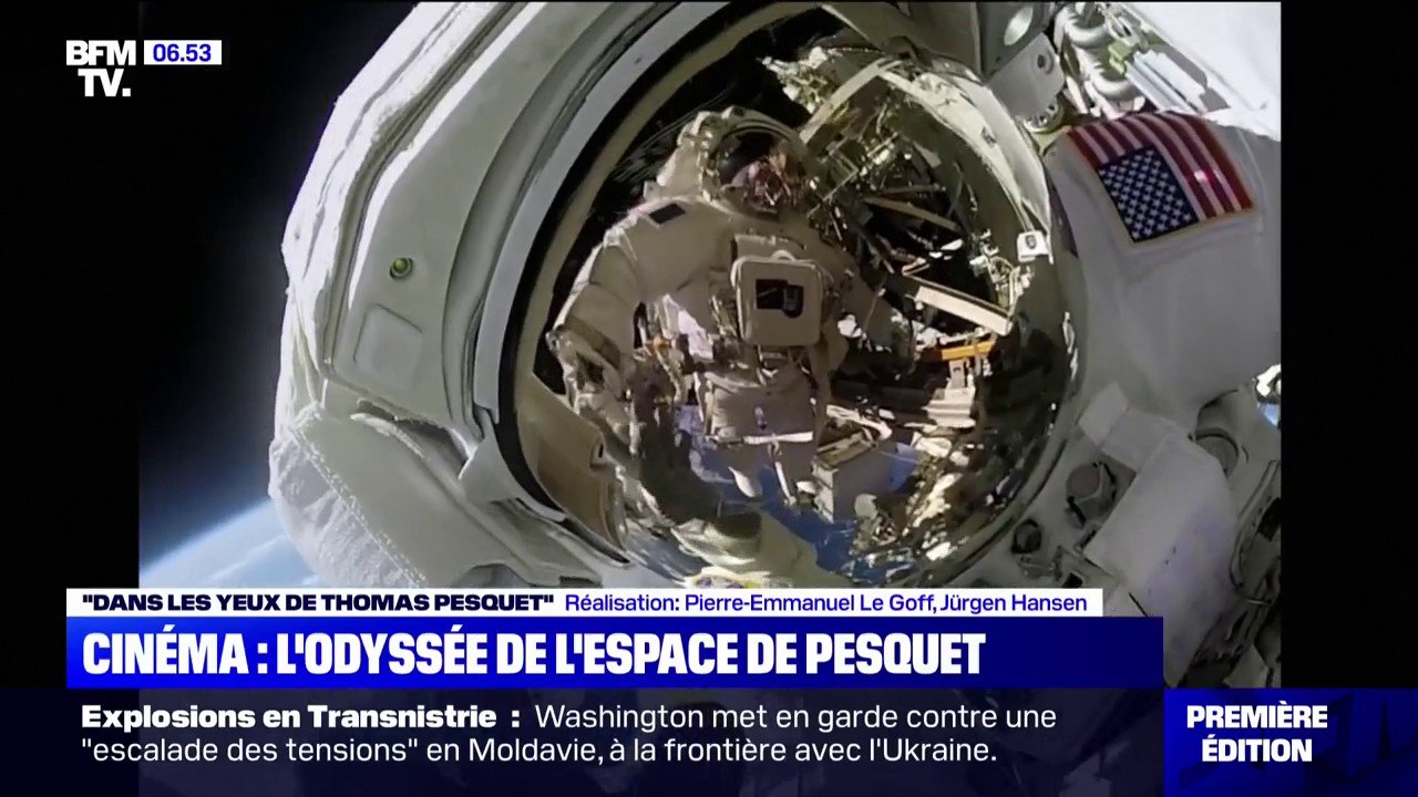 "Dans les yeux de Thomas Pesquet": le court-métrage qui revient sur l'odyssée de l'astronaute français