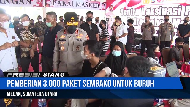 kegiatan Vaksinasi Presisi di wilayah hukum Polrestabes Medan, bertempat di PRSU Medan
