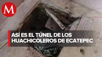 El equipo de Multimedios recorrió el paso de un túnel huachicolero en Ecatepec