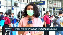 Angkut 17.400 Pemudik, 28 Kereta Api Diberangkatkan Hari Ini dari Stasiun Pasar Senen, Jakarta