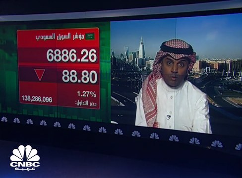 مؤشر السوق السعودي يغلق منخفضأ عند مستوى 6886.26 نقطة