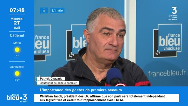 L'importance des gestes de premiers secours, avec Patrick Chavada